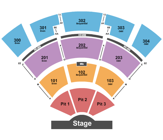 St. Augustine Amphitheatre James Taylor Seating Chart
